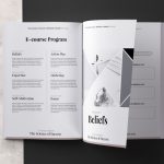 E Course Workbook Indesign Template In Brochure Templates On Yellow Throughout E Brochure Design Templates