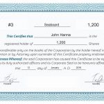 √ 20 Llc Membership Certificate Template Free ™ | Dannybarrantes Template For Llc Membership Certificate Template Word