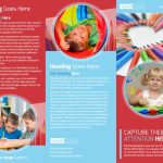Early Preschool Childcare Brochure Template | Mycreativeshop Pertaining To Daycare Brochure Template