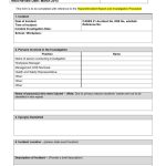 Early Years Accident Form Template | Tutore – Master Of Documents Inside Incident Hazard Report Form Template