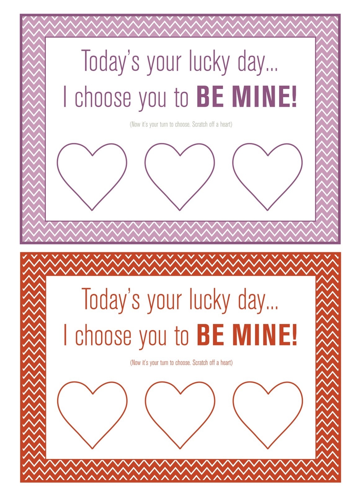 Eat;Pray;Love And Be Creative: Diy Scratch Off In This Case Valentine Card Inside Scratch Off Card Templates