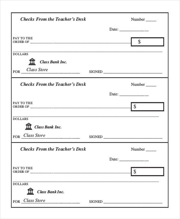 Editable Blank Check Template Intended For Editable Blank Check Template