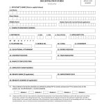 Editable Free 9 Blank Registration Forms In Pdf Parish Registration Regarding Registration Form Template Word Free
