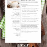 Editable Free Recipe Template For Word Regarding Full Page Recipe Template For Word