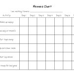 Editable Monthly Behavior Chart | Calendar Template Printable pertaining to Blank Reward Chart Template