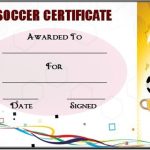 Editable Soccer Award Certificate Templates || Free & Premium Templates With Soccer Certificate Template Free