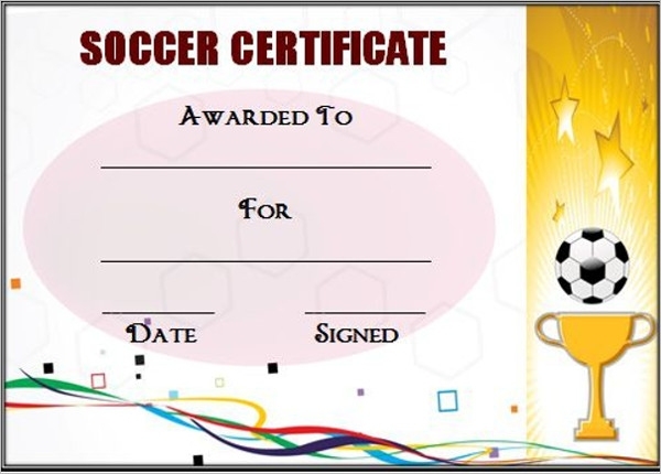 Editable Soccer Award Certificate Templates || Free & Premium Templates With Soccer Certificate Template Free