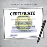 Editable Softball Certificate Template Printable Certificate | Etsy New with regard to Softball Award Certificate Template