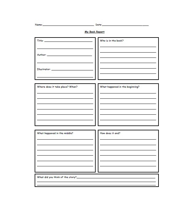 ️ Middle School Book Report Format. 12 Book Report Project Ideas For Inside Book Report Template Middle School