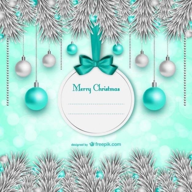 Elegant Christmas Card Template Vector | Free Download Inside Blank Christmas Card Templates Free