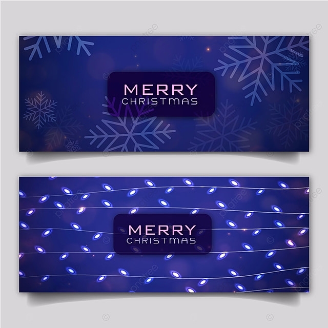 Elegant Merry Christmas Banner With Lighting Effect Template For Free With Regard To Merry Christmas Banner Template