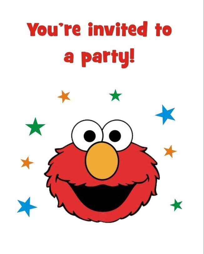 Elmo Free Printable Birthday Party Invitation Personalized Party Invites Throughout Elmo Birthday Card Template