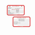 Emergency Card Template | Peterainsworth Regarding Med Cards Template