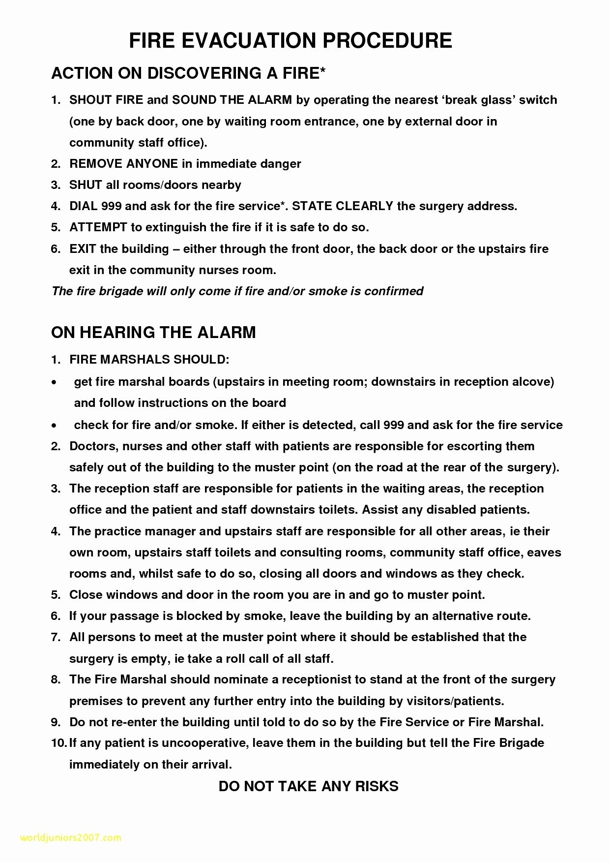 Emergency Mock Drill Report Format Throughout Emergency Drill Report Template