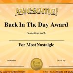 Employee Appreciation Certificate With Superlatives | Just B.cause Pertaining To Funny Certificates For Employees Templates