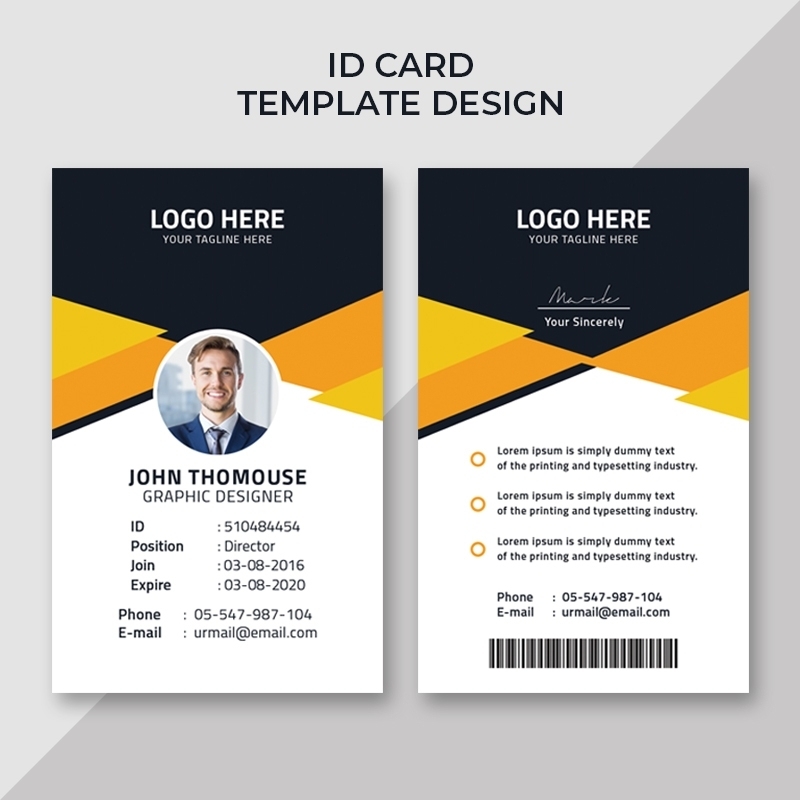 Employee Id Card Format In Excel Free Download - 10 Best Employee Id In Employee Card Template Word