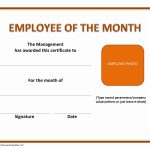 Employee Of The Month Certificate regarding Employee Of The Month Certificate Templates