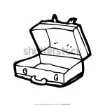 Empty Suitcase Drawing Stock Vector (Royalty Free) 54945841 With Blank Suitcase Template