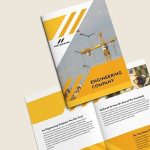 Engineering Company Bi Fold Brochure Template – Illustrator, Indesign In Engineering Brochure Templates