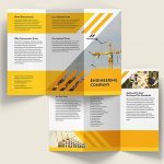 Engineering Company Tri Fold Brochure Template – Word | Psd | Indesign Within Engineering Brochure Templates