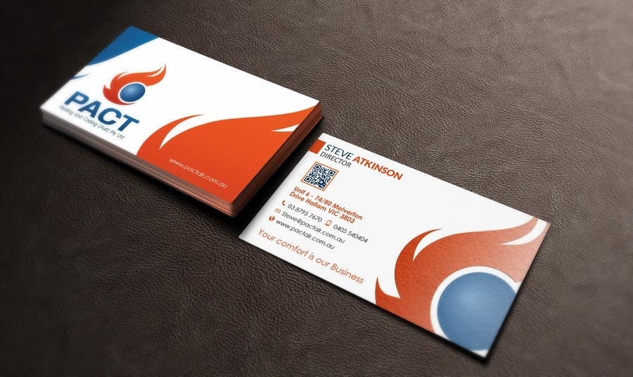 Entry #163 By Youart2012 For Design Some Business Cards For Hvac Within Hvac Business Card Template