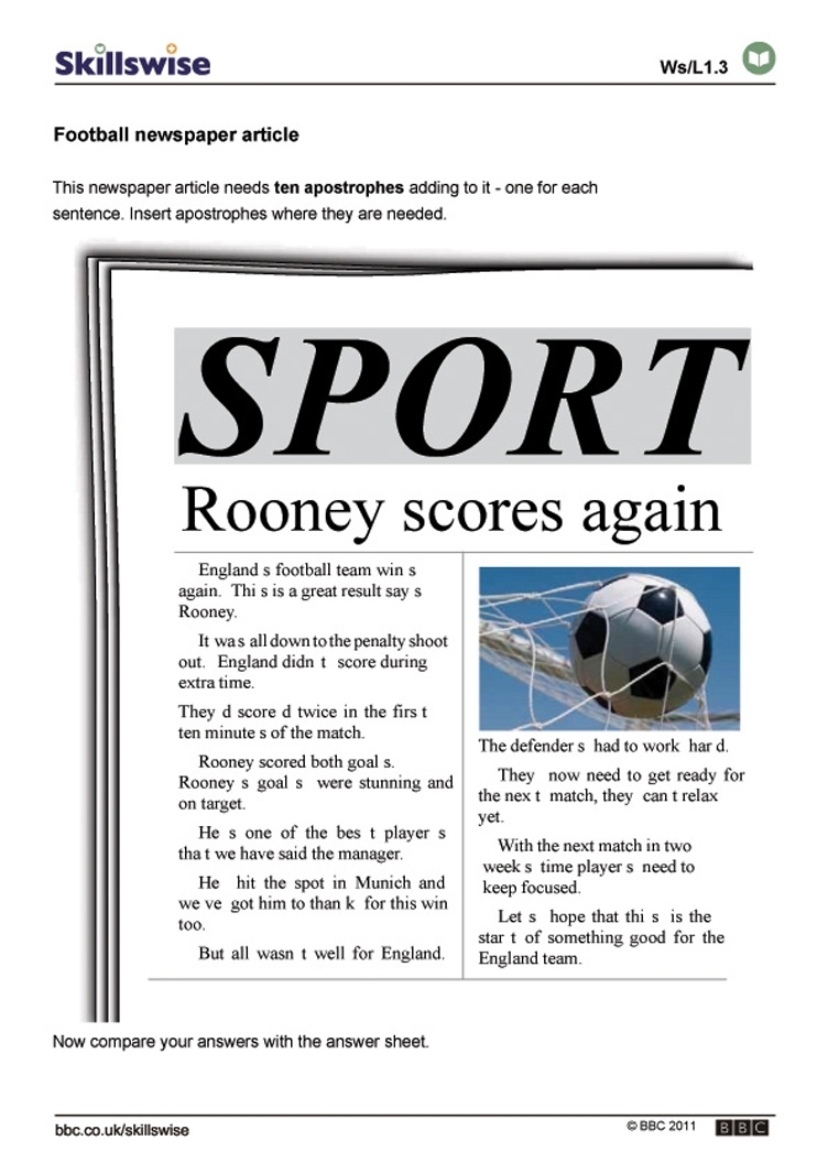 Example Of Newspaper Report Ks2 - Wagoll Newspaper Report Writing in News Report Template