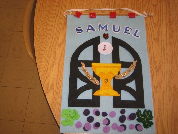 Examples Of First Communion Banners Intended For First Communion Banner Templates