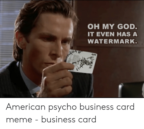 🐣 25+ Best Memes About American Psycho Business Card | American Psycho Throughout Paul Allen Business Card Template