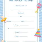 Fake Birth Certificate Maker Free – 25 Free Birth Certificate Templates In Birth Certificate Fake Template