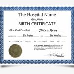 Fake Birth Certificate Maker Free : Create Certificate Template For Fake Birth Certificate Template