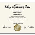 Fake College Diplomas As Low As $49! Get A Fake Degree For Less. For Fake Diploma Certificate Template