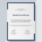 Fake Medical Certificate Template Download ~ Sample Certificate For Free Fake Medical Certificate Template