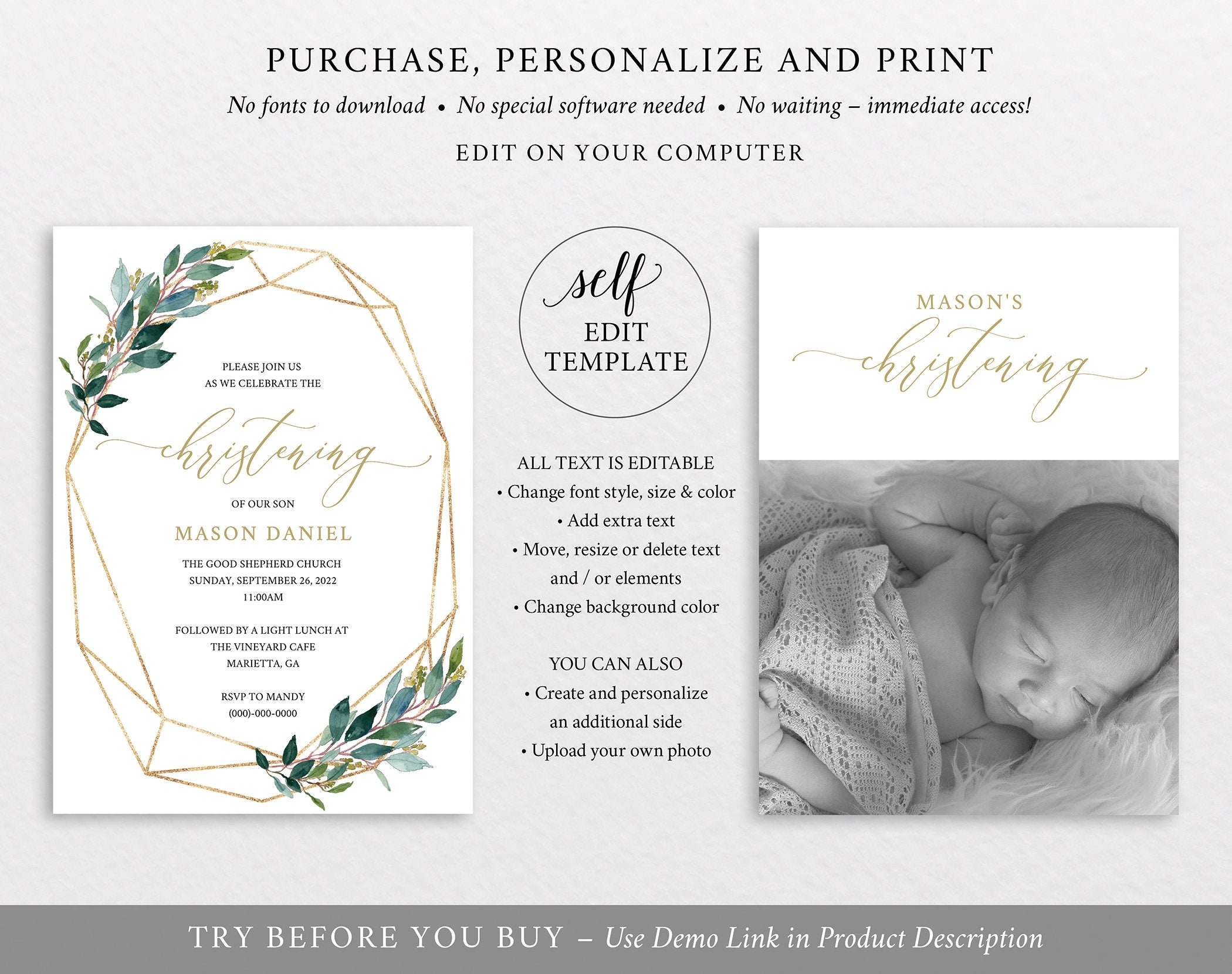 Fashion, Garden, Nail, Woman, Tattoo, News, Ideas, Tricks, Wallpapers intended for Blank Christening Invitation Templates