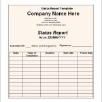 Fault Report Template Word With Fault Report Template Word