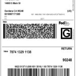 Fedex Return Shipping Label – Pensandpieces With Regard To Fedex Label Template Word