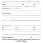 Fillable Incident/ Injury Report Form Printable Pdf Download regarding Insurance Incident Report Template