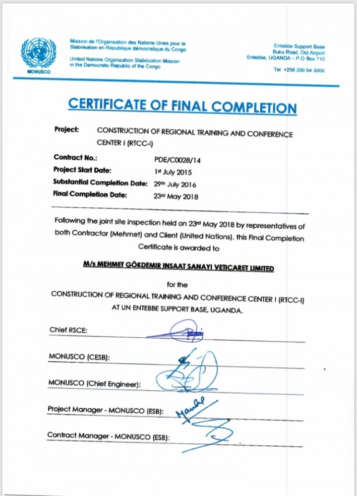Final Completion Certificate Of Completion Construction | Frame Regarding Certificate Of Completion Construction Templates