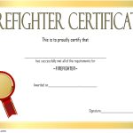 Firefighter Training Certificate Template – 10+ Updated 2019 Inside Fire Extinguisher Certificate Template