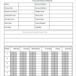 Fitness Schedule Template  12+ Free Excel, Pdf Documents Download Pertaining To Blank Workout Schedule Template