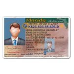Florida Driver License Template V2 – Fake Florida Driver License For Blank Drivers License Template