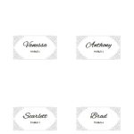 Folded Place Card Template For Wedding | Free Printable Intended For Table Place Card Template Free Download