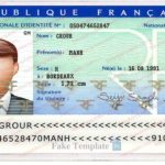 France Id Card Template Psd – French Id Card – High Quality For French Id Card Template