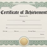 Free 10+ Examples Of Certificate Of Achievement In Publisher | Word Within Free Printable Certificate Of Achievement Template
