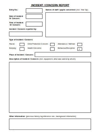 Free 10+ Incident Report Log Templates In Pdf | Ms Word | Free Throughout Incident Report Template Uk