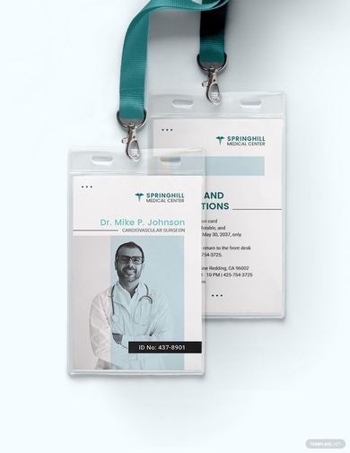 Free 10+ Medical Id Card Templates And Example [Download Now For Doctor Id Card Template