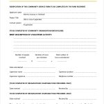 Free 10+ Sample Community Service Forms In Pdf | Ms Word Intended For Community Service Template Word
