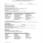 Free 10+ Sample Medical History Forms In Ms Word | Pdf Pertaining To History And Physical Template Word