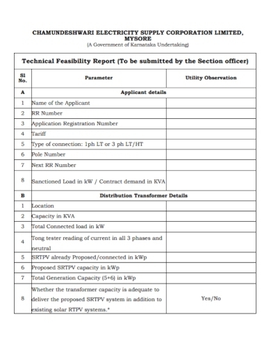 Free 10+ Technical Feasibility Report Samples [ Project, Economic, Study ] Throughout Technical Feasibility Report Template