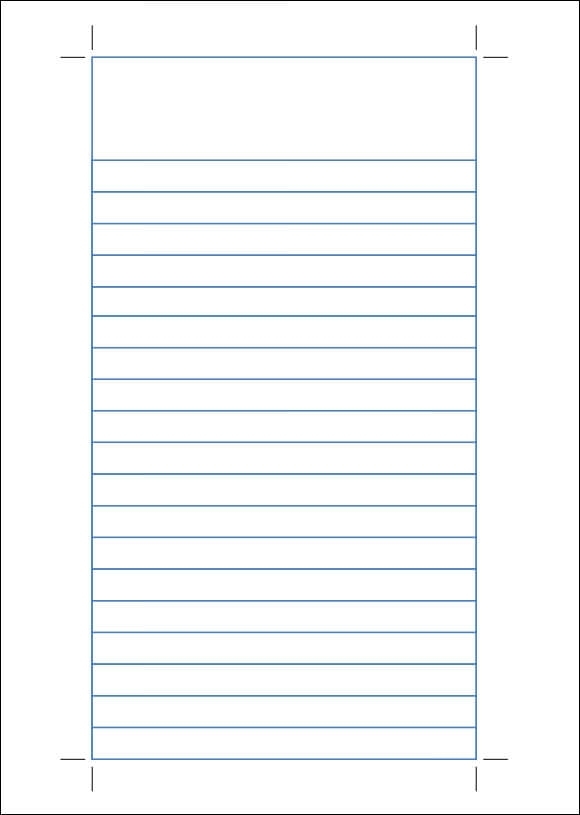 Free 11+ Lined Paper Templates In Pdf | Ms Word Pertaining To Ruled Paper Template Word