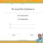 Free 11+ Sample Volunteer Certificate Templates In Pdf | Psd | Ms Word Inside Volunteer Certificate Templates